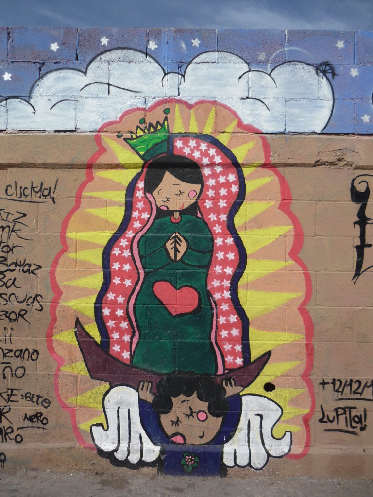 Virgen de Guadalupe
Graffito