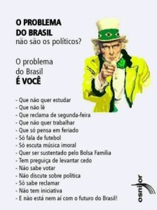 o problema do brasil