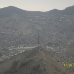 Vista della città dal Cerro San Cristobal